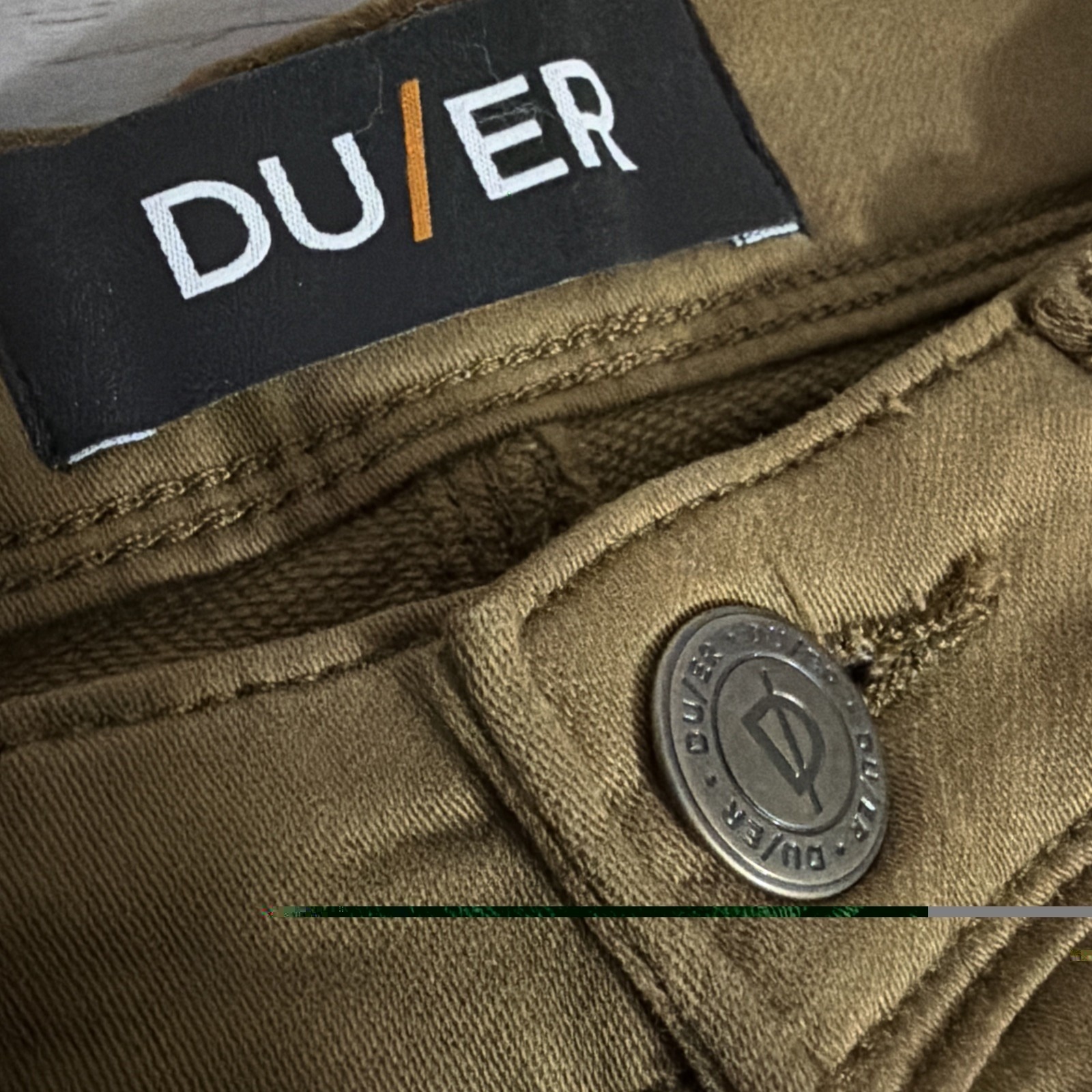 Du/Er Duer Relaxed Fit No Sweat N2x Taper Pants 30x30 Mustard Stretch Nwt — image 7 of 8